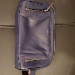 Mens Ted Baker Leather Toiletry Bag